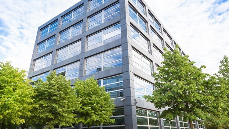 Das Bürogebäude in Karslruhe